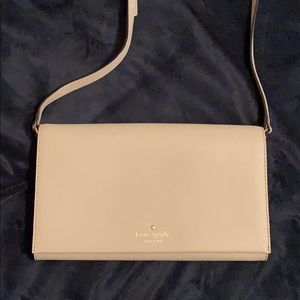 Taupe Kate Spade clutch/crossbody